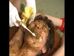 Asian whore lets a bitch shit on her face